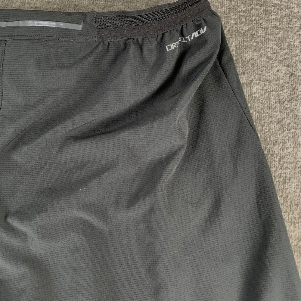 Nike Dri-FIT ADV AeroSwift Pants Men 2XL Running Gym Performance Black Stretch